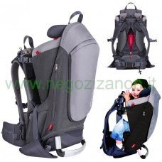 Zaino ESCAPE Porta bebè fino 18Kg, col. Grigio - Phil & Teds CM7v2